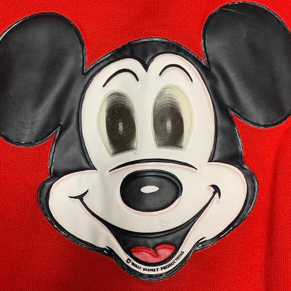 Vintage Toddler Red Mickey "Moving Eye" Shirt - Picture 2 of 7